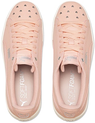 (W) 푸마 비키 V2 스터드 핑크/화이트 (Puma Biki V2 Seuteodeu Pingkeu/Hwaiteu) 369111-02 Shop (W) 푸마 비키 V2 스터드 핑크/화이트 (Puma Biki V2 Seuteodeu Pingkeu/Hwaiteu) 369111-02