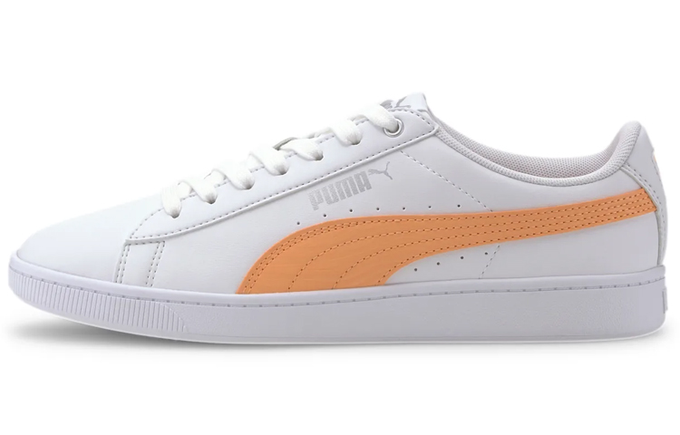 (Women) Puma Vikky V2 Zebra Sneakers White/Orange 371110-02