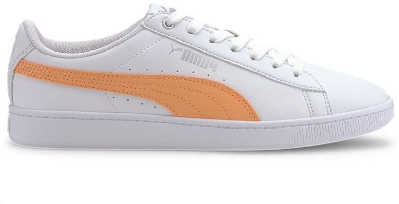(Women) Puma Vikky V2 Zebra Sneakers White/Orange 371110-02 Order (Women) Puma Vikky V2 Zebra Sneakers White/Orange 371110-02
