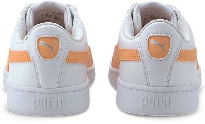 (Women) Puma Vikky V2 Zebra Sneakers White/Orange 371110-02 Shop (Women) Puma Vikky V2 Zebra Sneakers White/Orange 371110-02