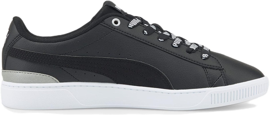 Puma Vikky V3 Logomania Casual Skateboarding Shoes Black White 383025-02 Order Puma Vikky V3 Logomania Casual Skateboarding Shoes Black White 383025-02