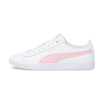 (W) Puma Vikky v3 Leather 'White Pink'