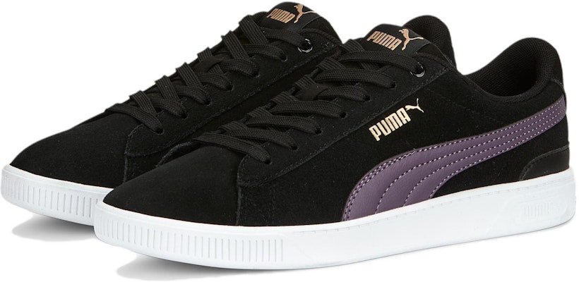 (Women) Puma Vikky V3 Low 'Black Purple' 383023-10 Lookbook (Women) Puma Vikky V3 Low 'Black Purple' 383023-10