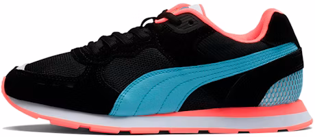 (Women) Puma Vista Meatallic Sneakers Black/Blue/Pink 372250-01 (Women) Puma Vista Meatallic Sneakers Black/Blue/Pink 372250-01