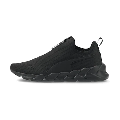 (W) Puma Weave Zip 'Black'