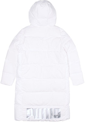 (W) Puma 白色長版羽絨外套冬季夾克 585107-02 Lookbook (W) Puma 白色長版羽絨外套冬季夾克 585107-02
