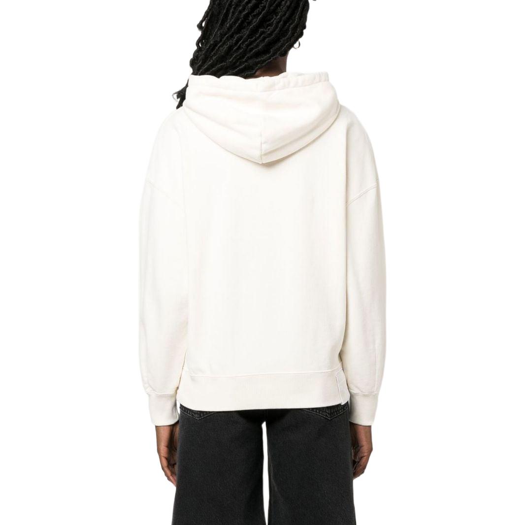 Shop (W) 푸마 화이트 레터 그래픽 프린트 풀오버 후디 536691-65