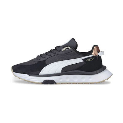 (W) Puma Wild Rider 'Soft Metal - Ebony Black'