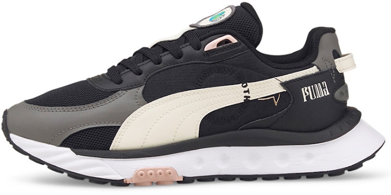 (Women) Puma Wild Rider Downtown 'Black Ivory' 384417-01 Buy (Women) Puma Wild Rider Downtown 'Black Ivory' 384417-01