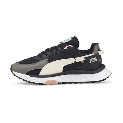 (W) Puma Wild Rider Downtown 'Black Ivory'