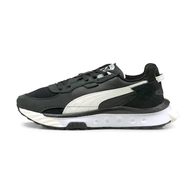 (W) Puma Wild Rider PRM 'Black White'