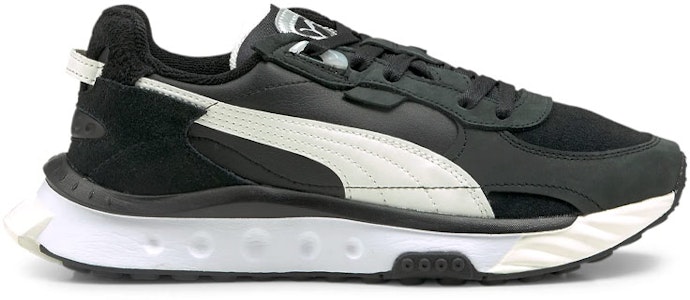(W) プーマ ワイルドライダー プレミアム 黒白 (Puma Wairudoraidā Puremiamu Kuro Shiro) 381899-02 Order (W) プーマ ワイルドライダー プレミアム 黒白 (Puma Wairudoraidā Puremiamu Kuro Shiro) 381899-02