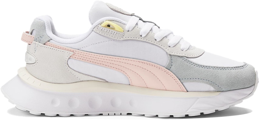 (Women) Puma Wild Rider Rollin' 'Blue Fog White' 384589-05 Order (Women) Puma Wild Rider Rollin' 'Blue Fog White' 384589-05