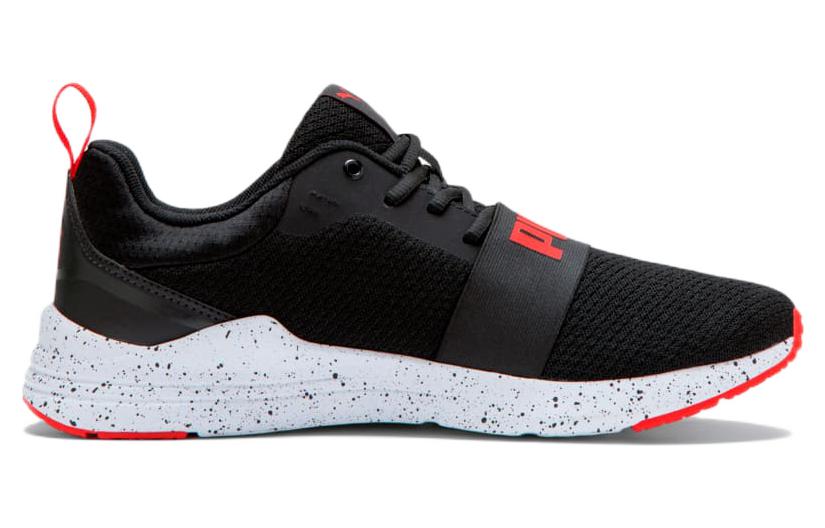 Order Puma Wired Speckled 低筒運動休閒鞋 女款 黑紅色