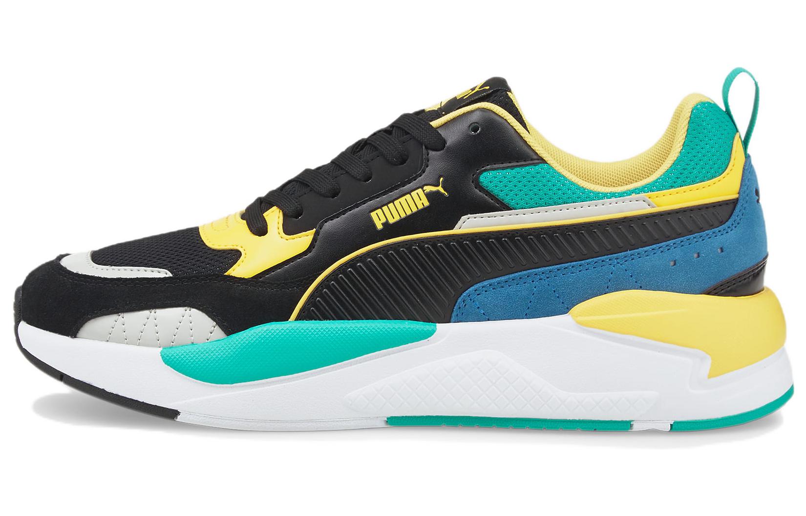 (Women) Puma X-Ray 2 Square 'Black Green Yellow' 383203-05