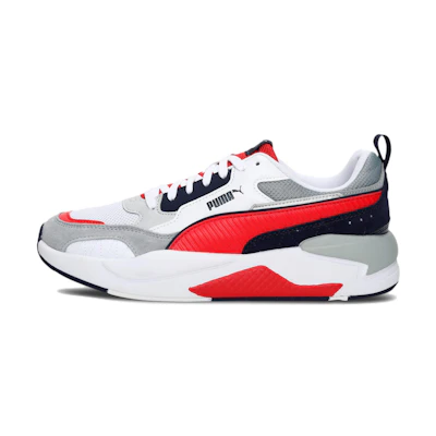 (W) Puma X-Ray 2 Square 'White Blue Red'