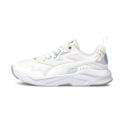 (W) Puma X-Ray Lite Metallic 'White Silver'