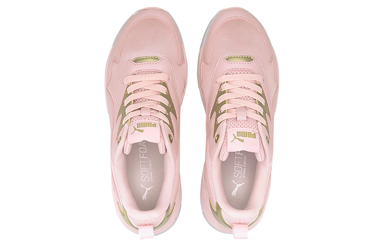 Lookbook (W) Puma X-Ray Lite Metallic Lage Hardloopschoenen Roze/Goud 374737-02