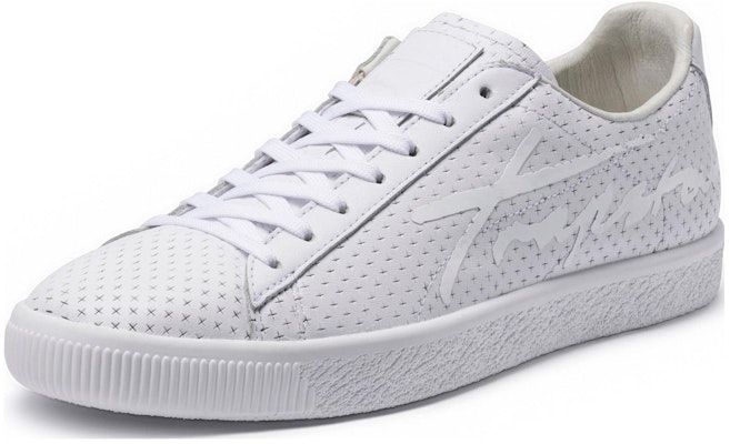 (Women) Puma x Clyde Perforated Trapstar Shoes 'White' 364714-03 Order (Women) Puma x Clyde Perforated Trapstar Shoes 'White' 364714-03