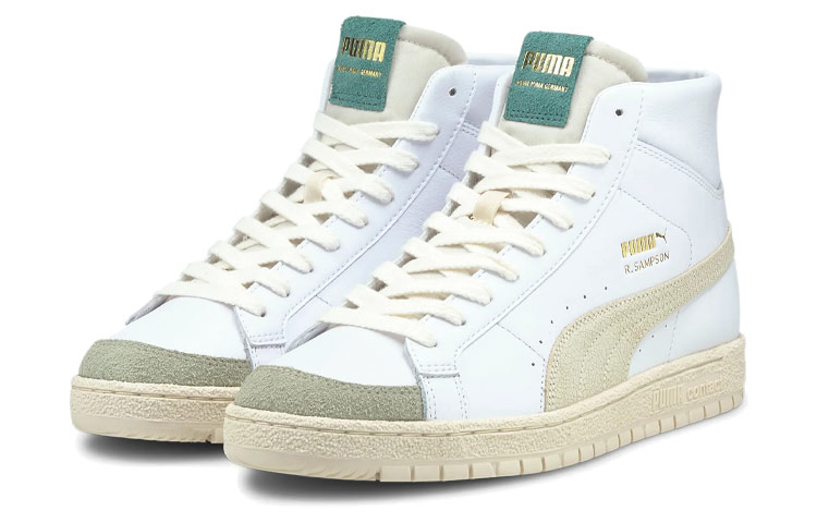 Lookbook Puma X Earthbreak Ralph Sampson 70 板鞋 女款 白綠