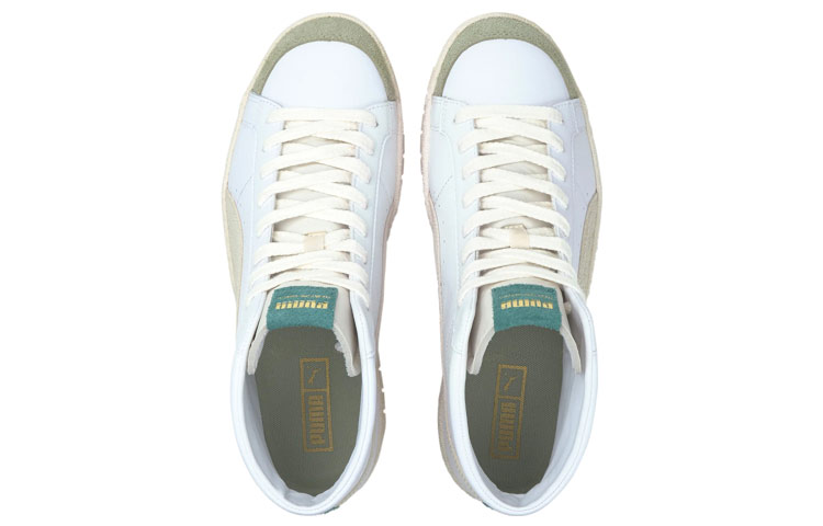 Shop Puma X Earthbreak Ralph Sampson 70 板鞋 女款 白綠