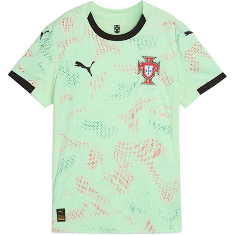 (Women) Puma x FPF Away DRYCELL 2025 Soccer Jersey Mint/Black Short Sleeve 779211-05