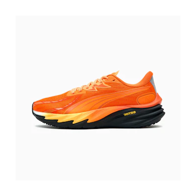 (W) Puma Hello Sunrise Velocity Nitro 4 Orange Glo/Maple Syrup