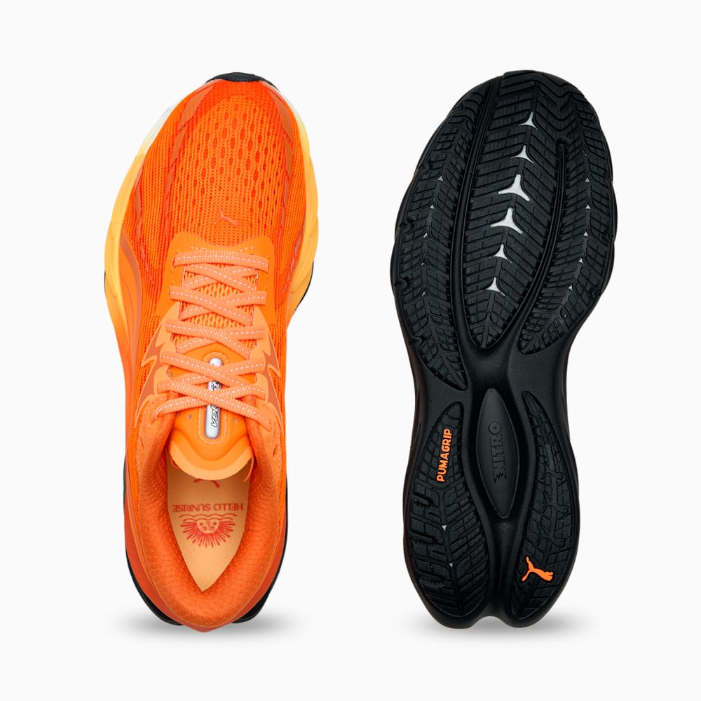 Shop (W) Puma x Hello Sunrise Velocity Nitro 4 橘光/楓糖跑鞋 313476-01
