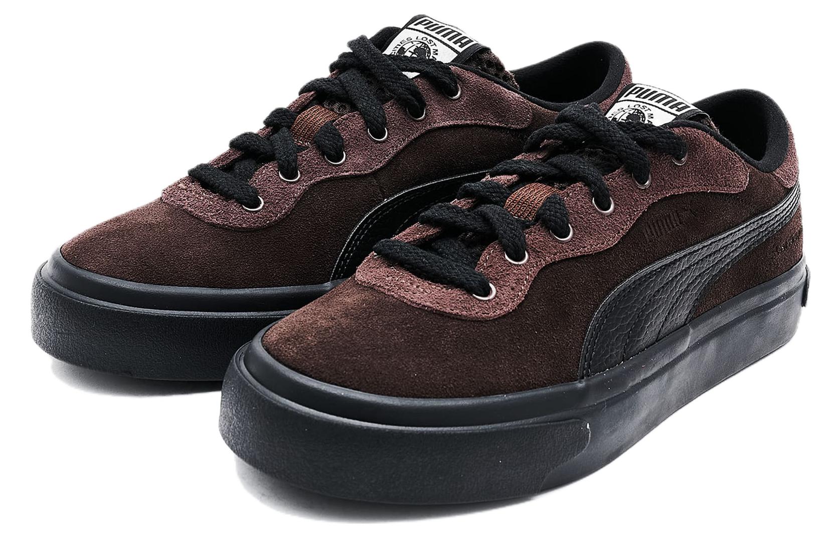 Lookbook (W) 푸마 X LMC 로얄 스웨이드 체스트넛 '블랙 브라운' 396957-02