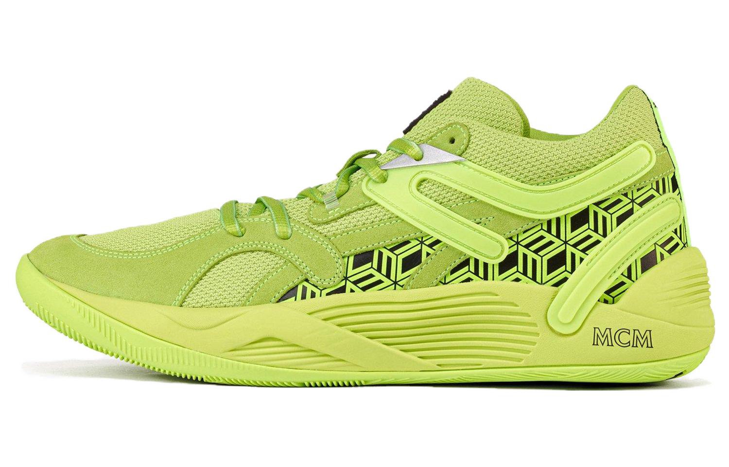 (Women) MCM x PUMA Suede Classic Low 'Green' MEXDSMM07J7380