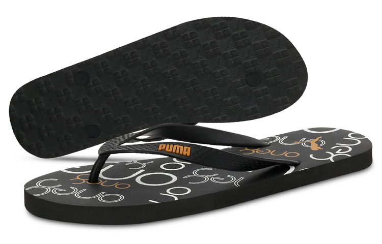 Lookbook (W) Puma x One8 FF IDP Slide ''Zwart Geel'' 368494-02