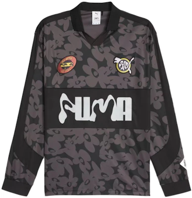 (Women) Puma x PERKS AND MINI All-Over Print V-Neck Loose Jersey Brown. 622679-01 Buy (Women) Puma x PERKS AND MINI All-Over Print V-Neck Loose Jersey Brown. 622679-01