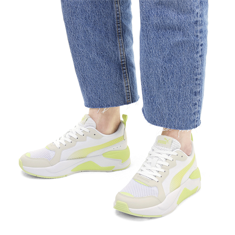Sizing (W) Puma X-Ray Fantastic Plastic 'Putih Kuning' 374120-01