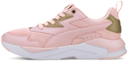 (Women) Puma X-Ray Lite Metallic Low Running Shoes Pink/Gold 374737-02 (Women) Puma X-Ray Lite Metallic Low Running Shoes Pink/Gold 374737-02