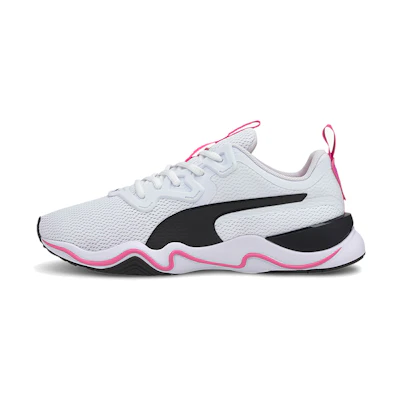 (W) Puma Zone Xt White/Black/Pink Low sneakers