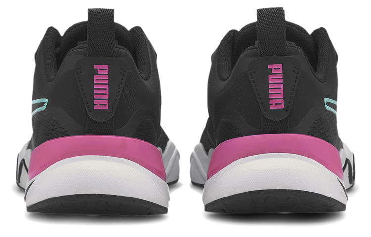 Shop (W) Chaussures de course Puma Zone XT Noir/Rose/Bleu. 193031-06
