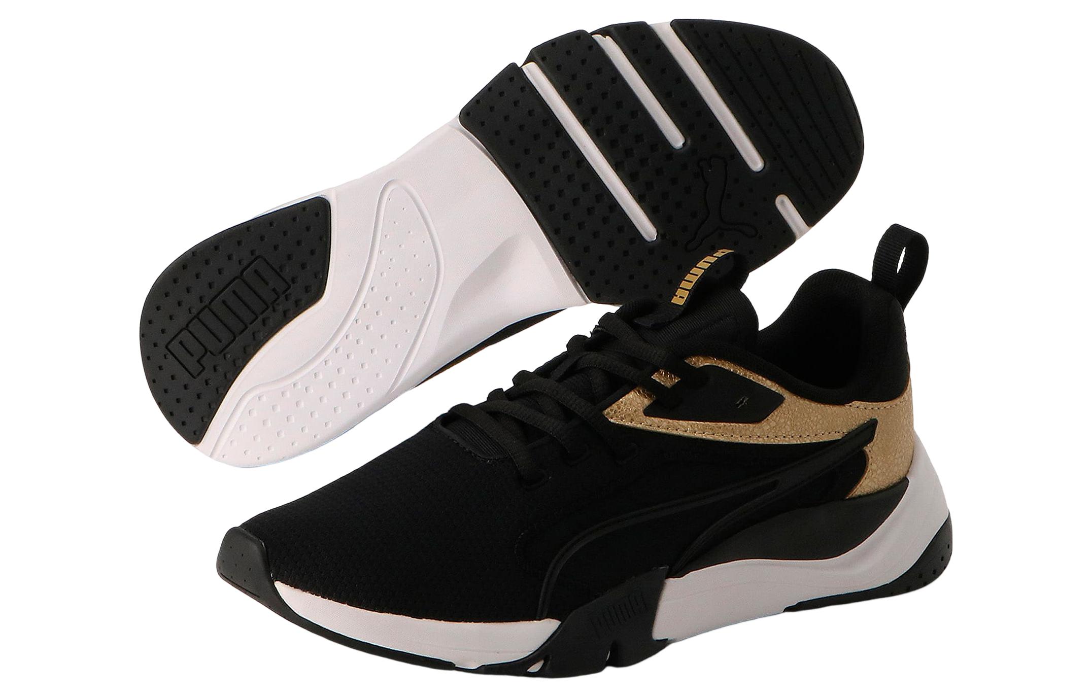 Lookbook (W) Puma Zora Shine ''Schwarz Gold'' 389797-01