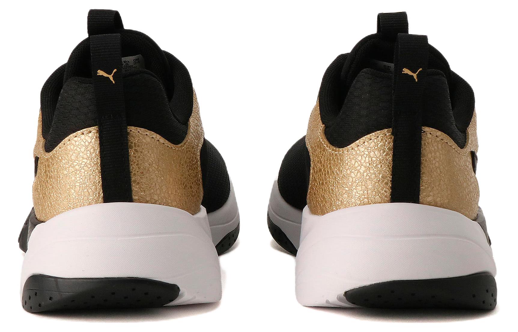 Purchase (W) Puma Zora Shine ''Schwarz Gold'' 389797-01
