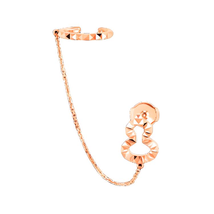 (Women) Qeelin Kirin 18K Rose Gold  Earrings with Charms. W8F40FWRG00