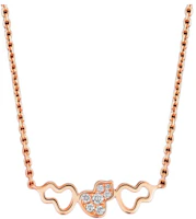(Women) Qeelin Kirin 18K Rose Gold Diamond Necklace for Women. WWN50ACRGDI (Women) Qeelin Kirin 18K Rose Gold Diamond Necklace for Women. WWN50ACRGDI