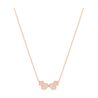 (Women) Qeelin Kirin 18K Rose Gold Necklace with Gourd Pendant for Women. WEN40ANRGDI