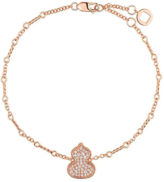 women-qeelin-kirin-gourd-pendant-18-k-rose-gold-diamond-bracelet-wu-030-bl-rgd