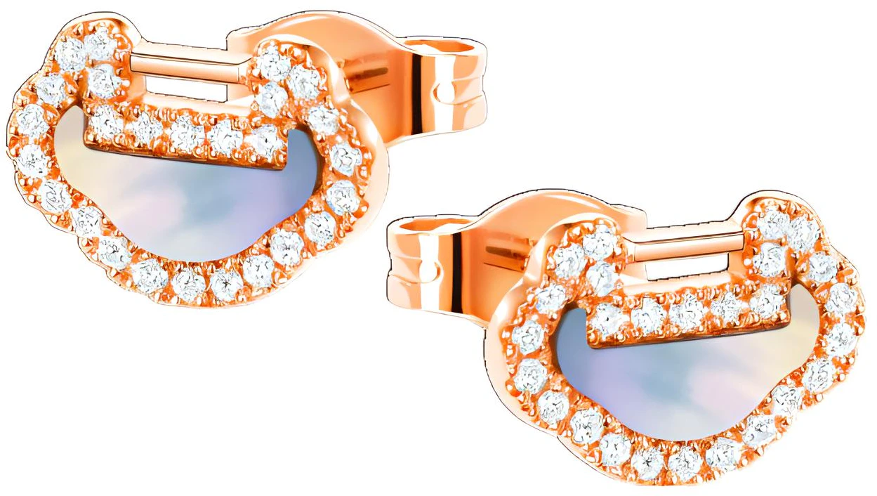 women-qeelin-petite-yu-yi-18-k-rose-gold-diamond-and-mother-of-pearl-earrings-women-yy-ersd-0003-a-rgdmop