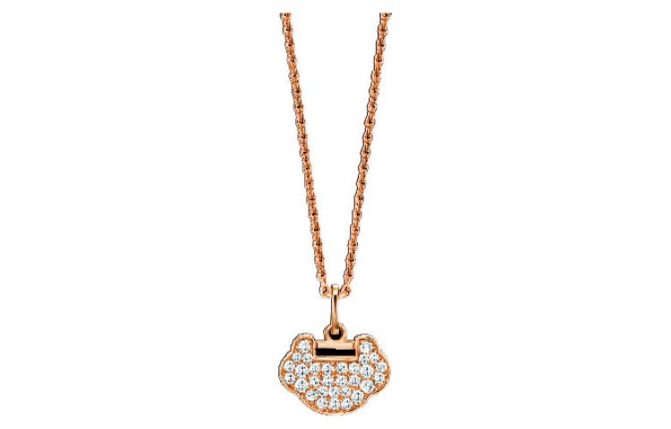 (Women) Qeelin Petite Yu Yi 18K Rose Gold Diamond Necklace for Women. YY-NL0009C-RGD 圖 2
