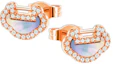 Order (W) Anting Qeelin Petite Yu Yi 18K Emas Ros Berlian & Mutiara untuk Wanita. YY-ERSD0003A-RGDMOP