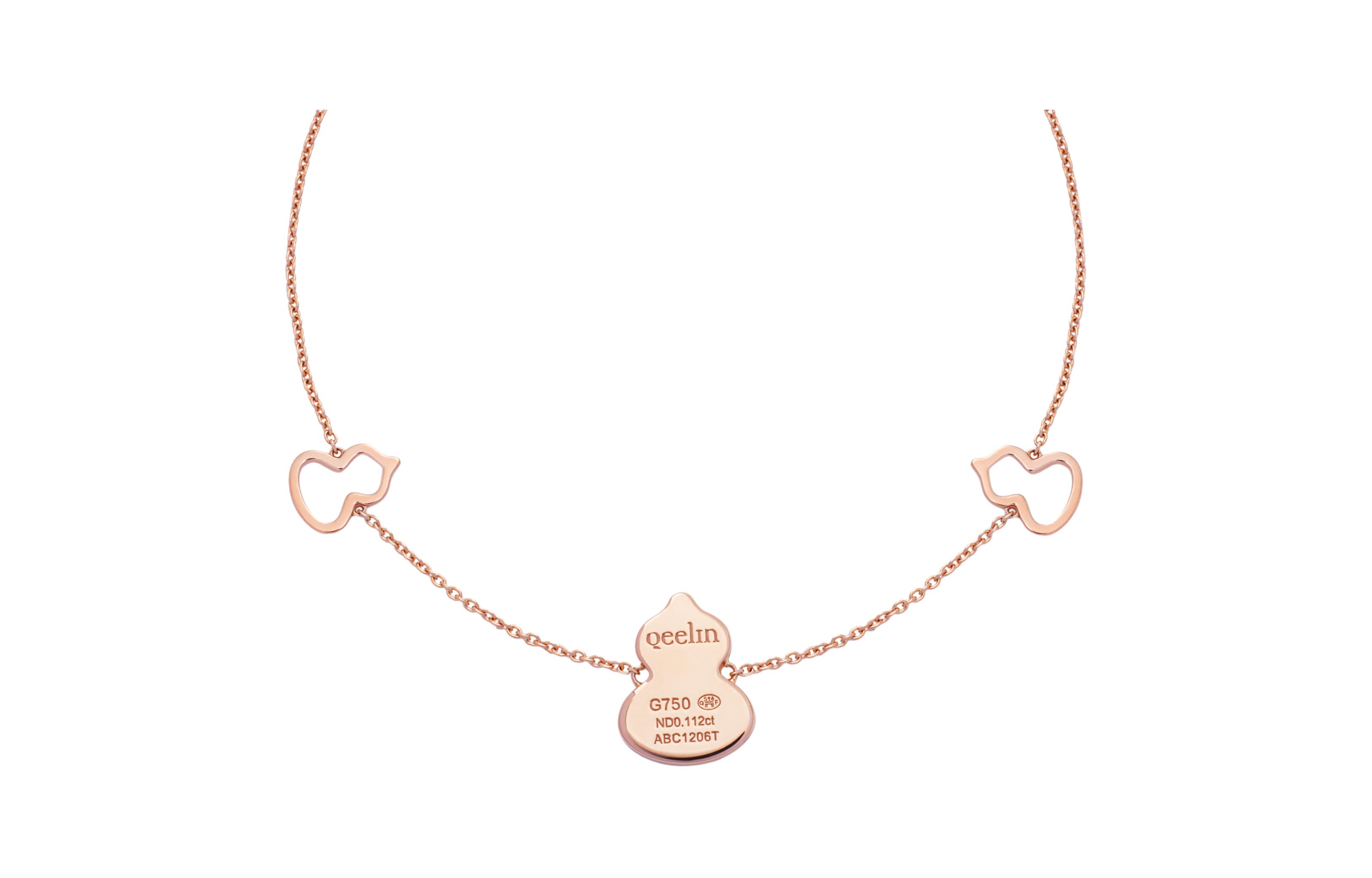 (Women) Qeelin Wulu 18K Gold Diamond Red Agate Bracelet for Women - Red. WU-BR0001B-RGDRA 圖 4