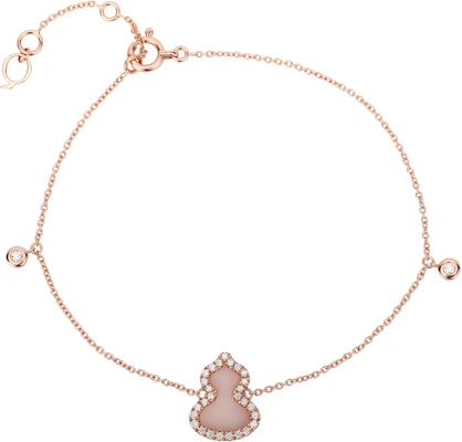 (W) Pulsera Qeelin Wulu de oro rosa 18K con diamantes y ópalo rosa para mujer. WU-BR0011B-RGDPO Order (W) Pulsera Qeelin Wulu de oro rosa 18K con diamantes y ópalo rosa para mujer. WU-BR0011B-RGDPO