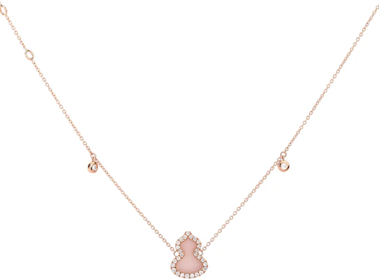 (W) Pulsera Qeelin Wulu de oro rosa 18K con diamantes y ópalo rosa para mujer. WU-BR0011B-RGDPO Shop (W) Pulsera Qeelin Wulu de oro rosa 18K con diamantes y ópalo rosa para mujer. WU-BR0011B-RGDPO