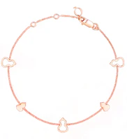 (Women) Qeelin Wulu Mini Sautoir Gourd Rose Gold K Gold Bracelet. WUB07APRG00 (Women) Qeelin Wulu Mini Sautoir Gourd Rose Gold K Gold Bracelet. WUB07APRG00