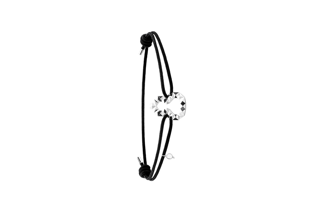 (Women) Qeelin Wulu Series 18K White Gold Bracelet with Hollow Gourd Design - Black. W8C30FWWG00 圖 4
